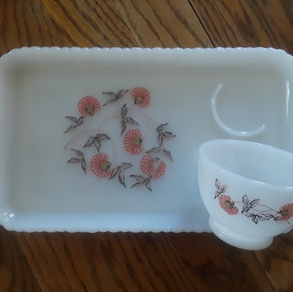 Fire king Snack set.20 set's vintage 1960s